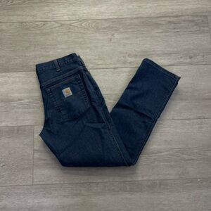 Carhartt Men's Dark Blue Relaxed Jeans